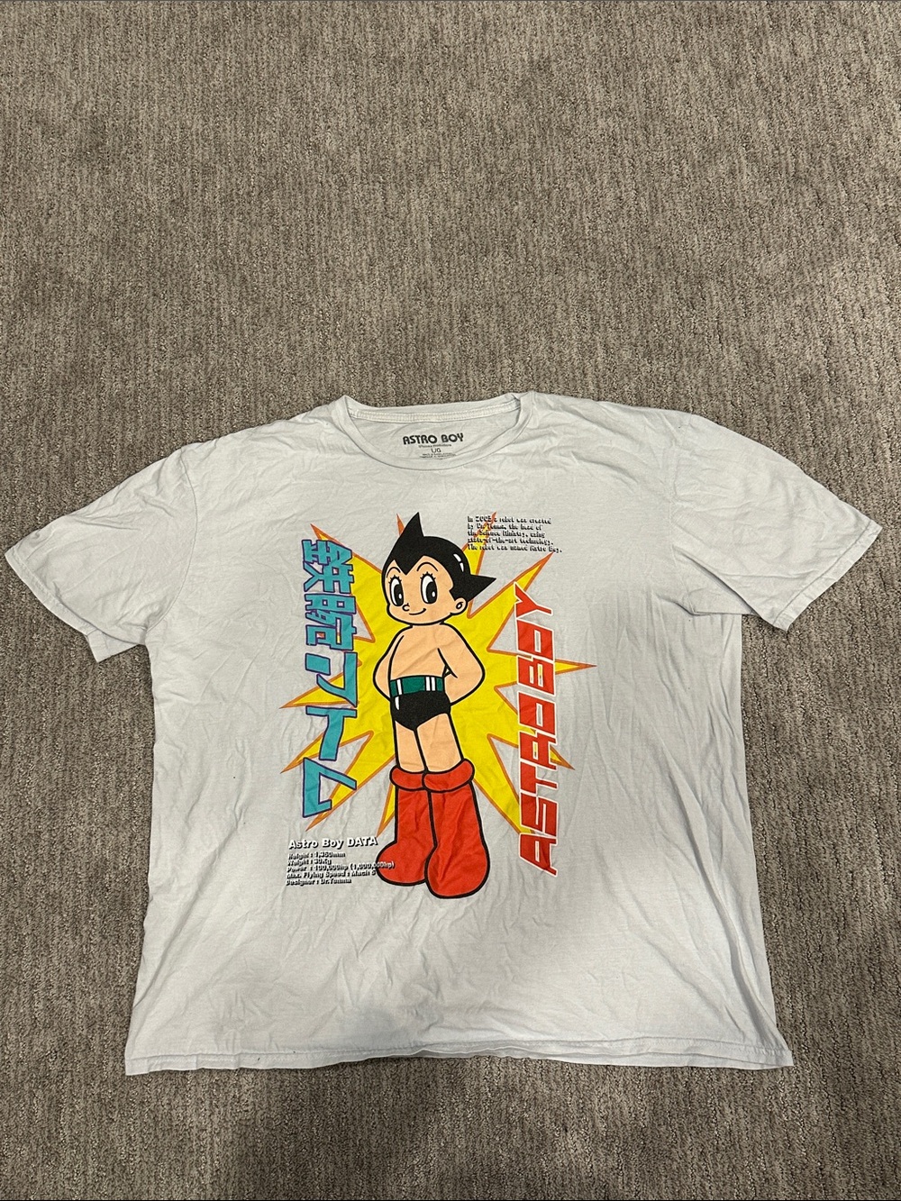Astro Boy Graphic Short Sleeve Tee Size Large